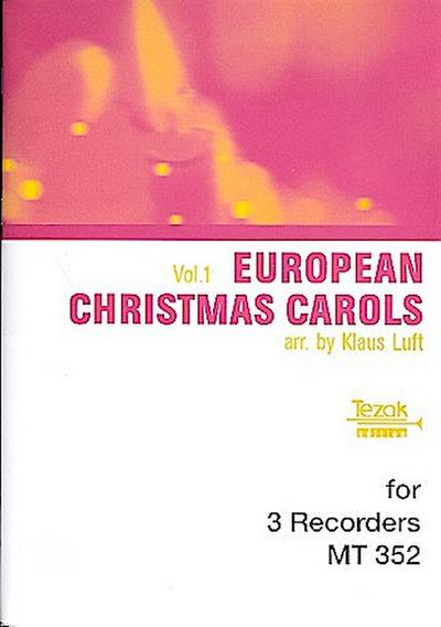 Europäische Weihnachtsliederfür 3 Blockflöten (SSA)