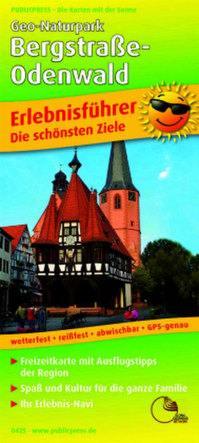 Publicpress Erlebnisführer Geo-Naturpark Bergstraße-Odenwald 1:120.000