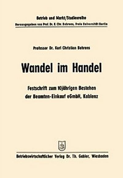 Wandel im Handel