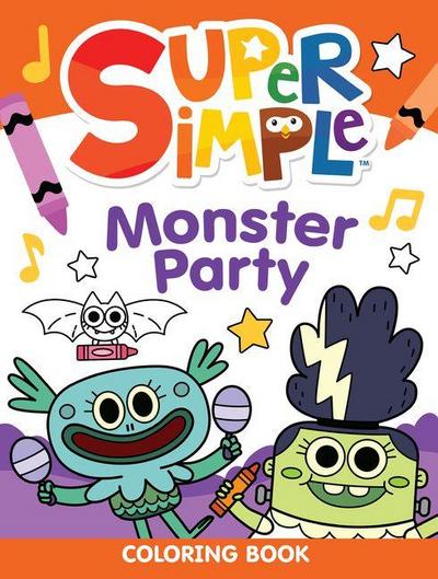 Super Simple Monster Party Coloring Book