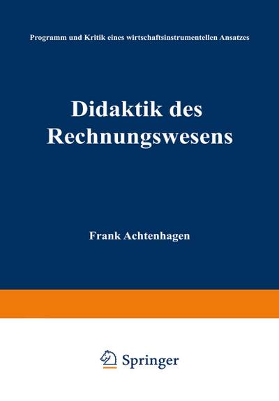 Didaktik des Rechnungswesens