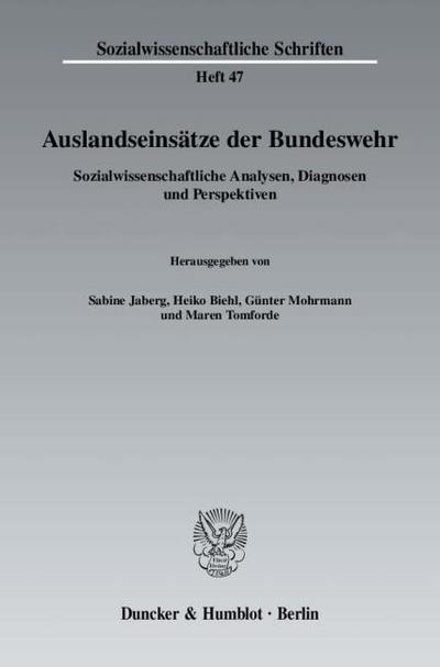 Auslandseinsätze der Bundeswehr