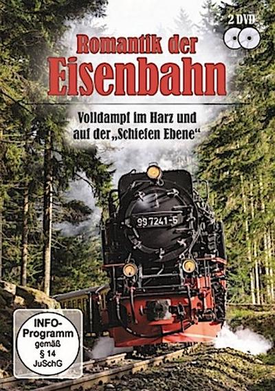Romantik der Eisenbahn - Volldampf im Harz & Schiefe Ebene, 2 DVDs