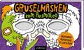 Gruselmasken zum Ausmalen