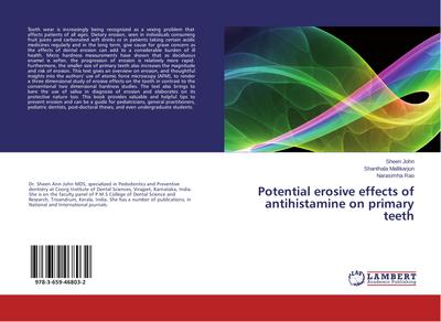 Potential erosive effects of antihistamine on primary teeth