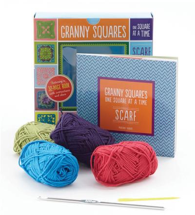 Granny Squares, One Square at a Time / Scarf