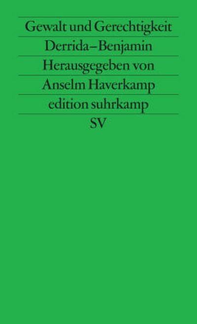 Gewalt und Gerechtigkeit