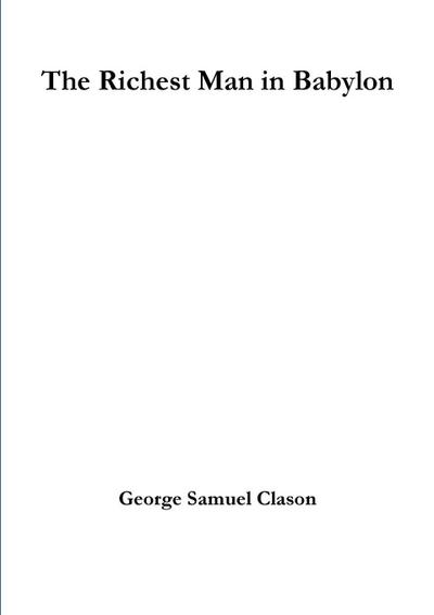 The Richest Man in Babylon