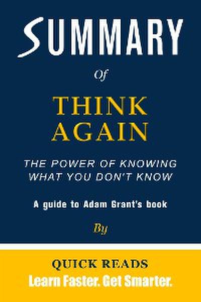 Summary of Think Again