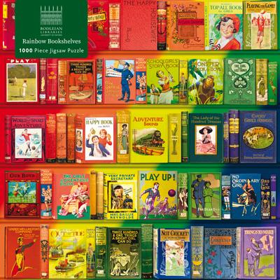 Adult Jigsaw Puzzle Bodleian Libraries: Rainbow Bookshelves