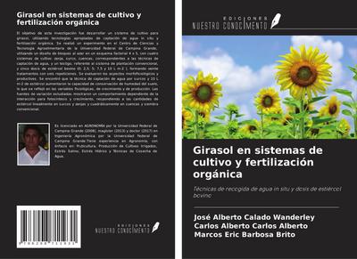 Girasol en sistemas de cultivo y fertilización orgánica