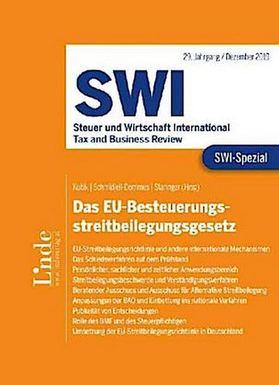 SWI-Spezial EU-Besteuerungsstreitbeilegungsgesetz