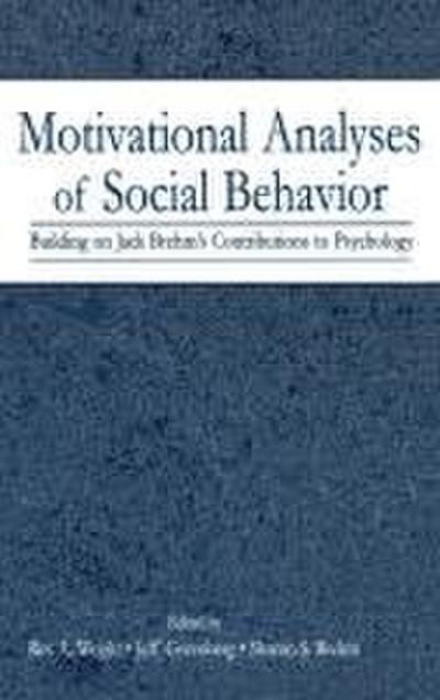 Motivational Analyses of Social Behavior