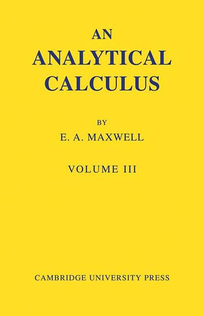 An Analytical Calculus