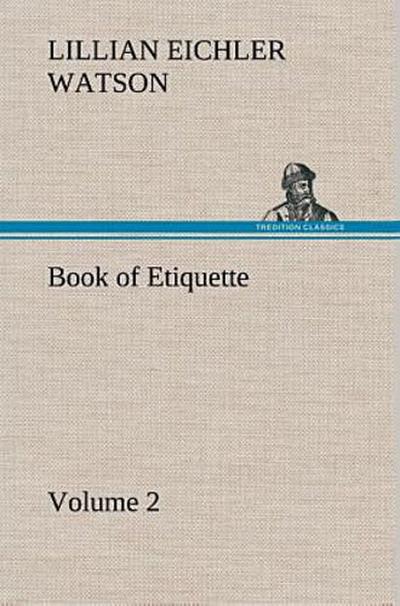 Book of Etiquette, Volume 2