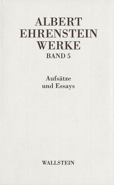 Ehrenstein, Werke V
