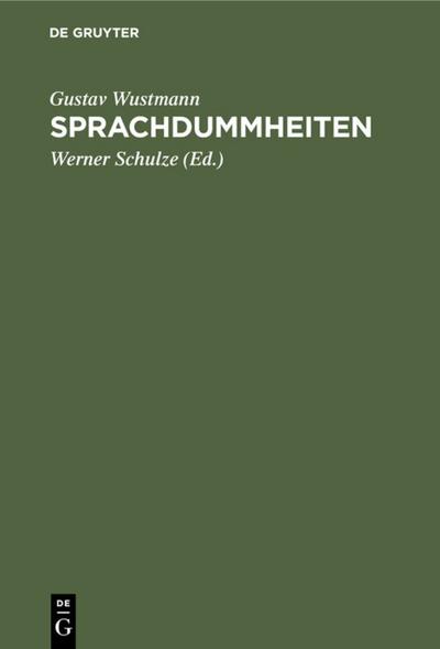 Sprachdummheiten