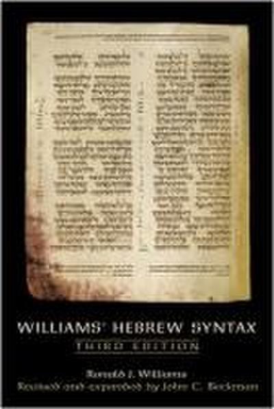 Williams’ Hebrew Syntax, Third Edition