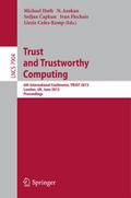Trust and Trustworthy Computing