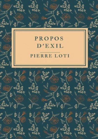 Propos d’Exil