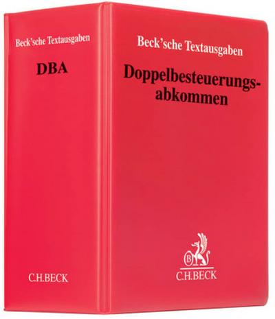 Doppelbesteuerungsabkommen (mit Fortsetzungsnotierung). Inkl. 36. Ergänzungslieferung