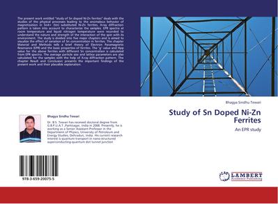 Study of Sn Doped Ni-Zn Ferrites