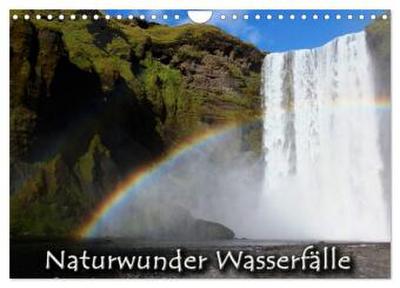 Naturwunder Wasserfälle (Wandkalender 2026 DIN A4 quer), CALVENDO Monatskalender