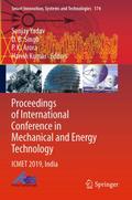 Proceedings of International Conference in Mechanical and Energy Technology