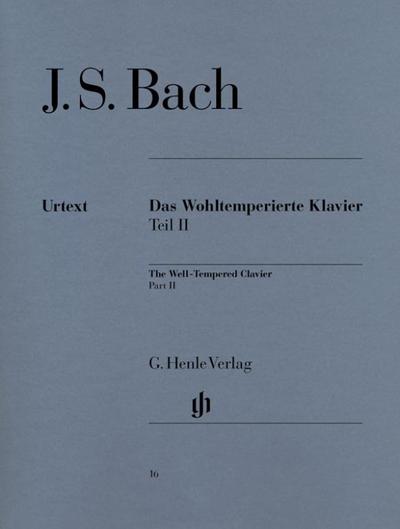 The Well-Tempered Clavier Part II BWV 870-893