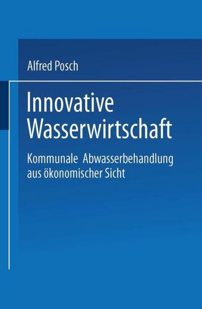 Innovative Wasserwirtschaft