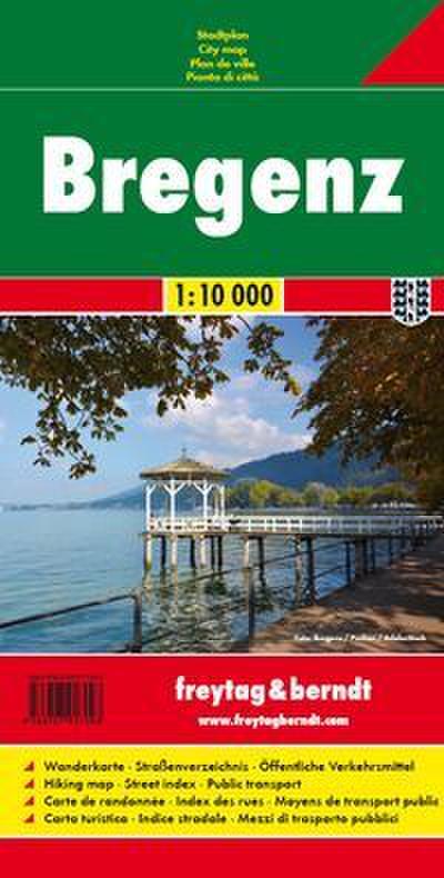 freytag & berndt Stadtplan Bregenz 1:10.000