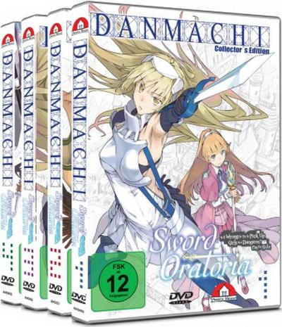 DanMachi - Sword Orato. Bundel 1-4 (DVD)  Collectors Edition Vol. 1-4, Spinoff