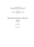 Die verkohlten Papyri aus Bubastos (P.Bub. III 6)