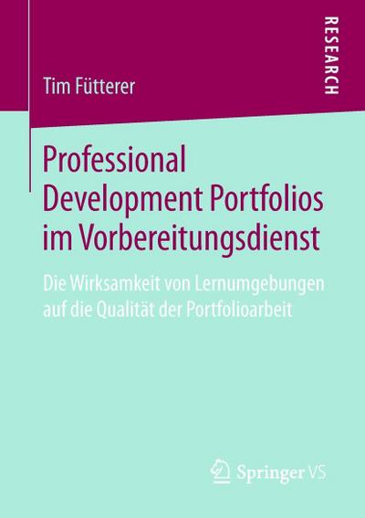 Professional Development Portfolios im Vorbereitungsdienst