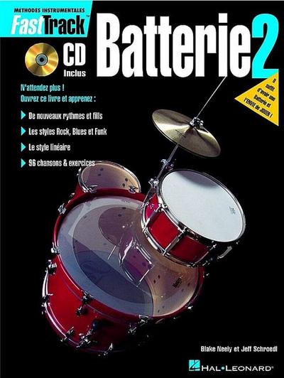 Fasttrack Drum Method - Book 2 - French Edition
