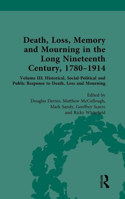 Death, Loss, Memory and Mourning in the Long Nineteenth Century, 1780-1914
