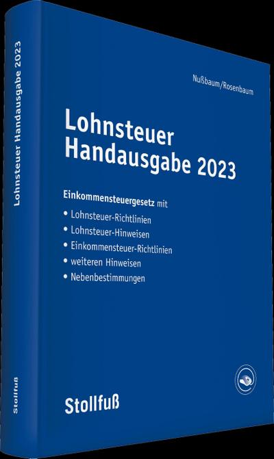 Lohnsteuer Handausgabe 2023