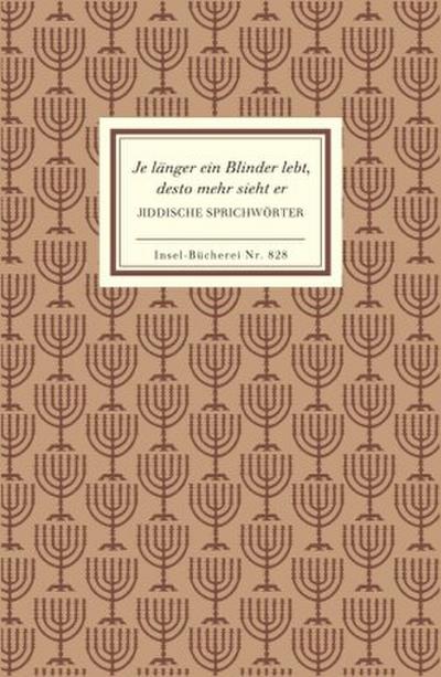 Je länger ein Blinder lebt, desto mehr sieht er