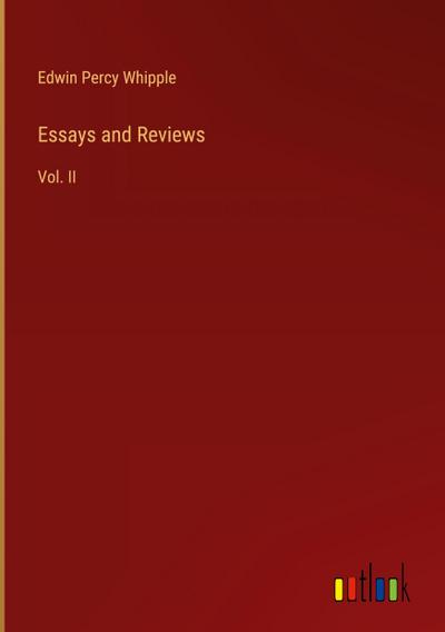 Essays and Reviews