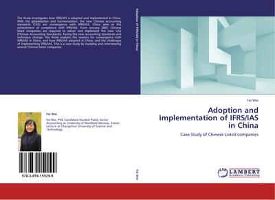 Adoption and Implementation of IFRS/IAS in China
