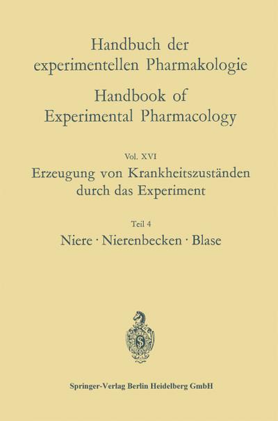 Erzeugung von Krankheitszuständen durch das Experiment