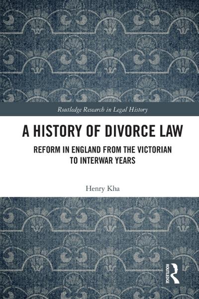 A History of Divorce Law