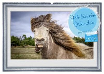 Ich bin ein Isländer (Wandkalender 2026 DIN A2 quer), CALVENDO Monatskalender
