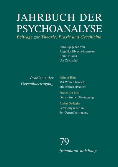 Jahrbuch der Psychoanalyse Probleme der Gegenübertragung