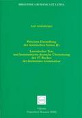 Priscians Darstellung der lateinischen Syntax (I)