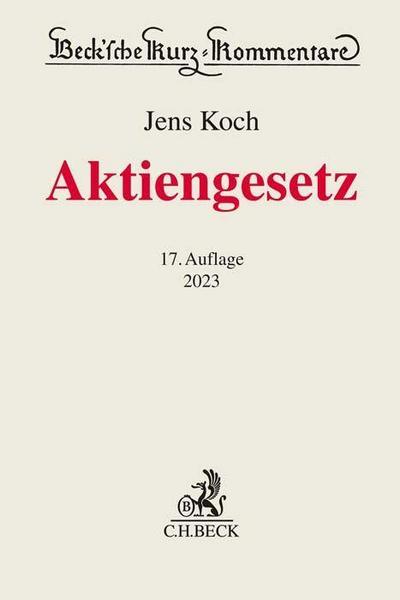 Aktiengesetz (Beck’sche Kurz-Kommentare)