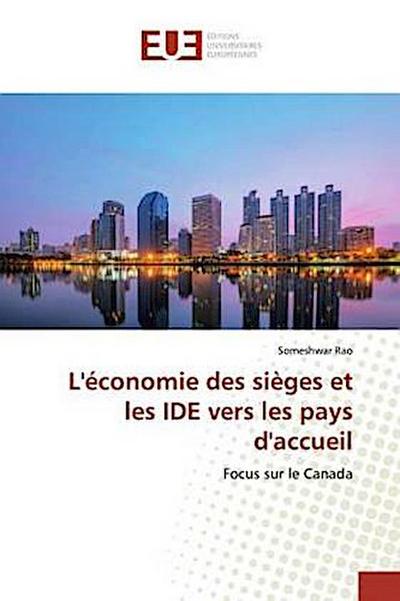 L’économie des sièges et les IDE vers les pays d’accueil