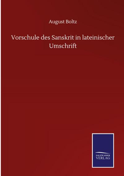 Vorschule des Sanskrit in lateinischer Umschrift