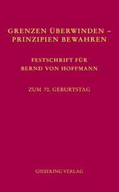 Grenzen überwinden - Prinzipien bewahren