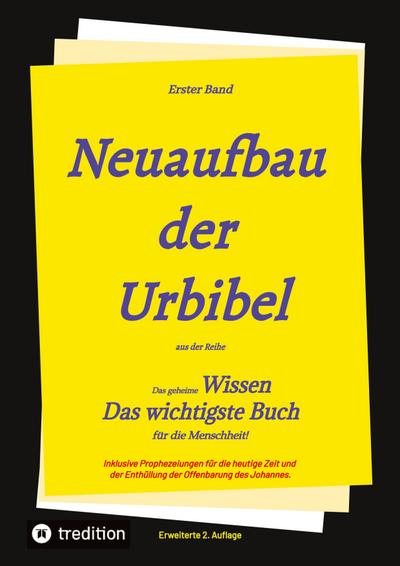 2. Auflage 1. Band von Neuaufbau der Urbibel